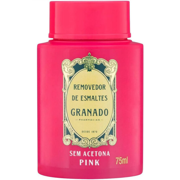 Removedor de Esmalte Pink 75ml, Granado 
 