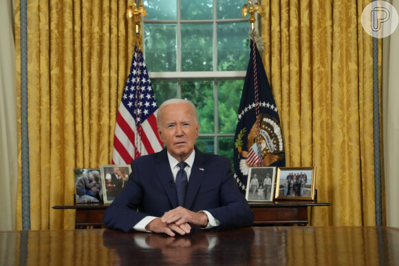 Joe Biden anunciou, neste domingo (21), sua desistência à corrida presidencial dos Estados Unidos