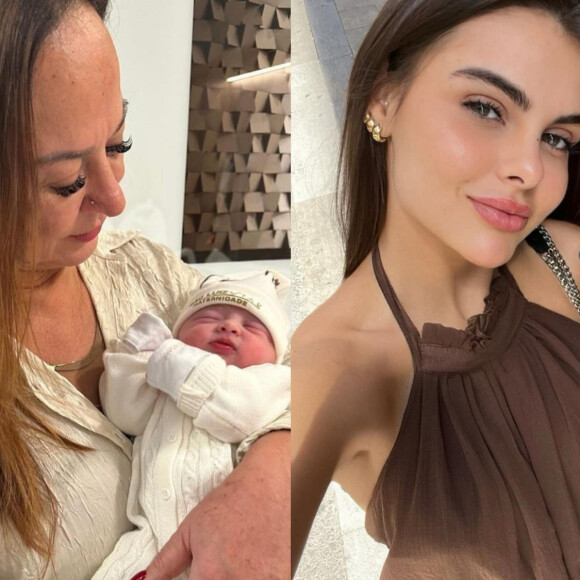 Mãe de Neymar, Nadine Gonçalves posta foto de filha do jogador com Amanda Kimberlly 