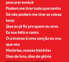 Yuri Lima utilizou a letra de um hit de Charlie Brown Jr. para o retorno: 'Podem me tirar tudo que tenho / Só não podem me tirar as coisas boas que eu já fiz pra quem eu amo'