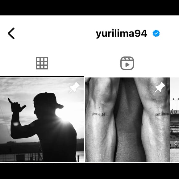 Yuri Lima removeu uma foto com Iza de suas publicações fixadas no perfil