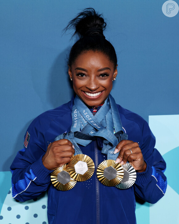 Simone Biles encerra participação nos Jogos Olímpicos de Paris com quatro medalhas