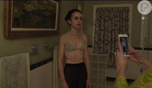 Em 'Mínimo para viver', Lily Collins vive uma adolescente com anorexia