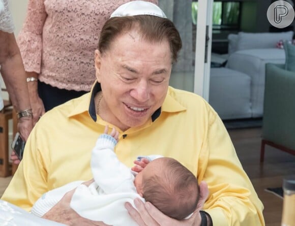 Silvio Santos é judeu: uma das aparições em família dele em cerimônia religiosa foi na circunscisão de Senor