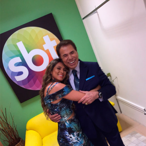 Silvio Santos encontrou com Livia Andrade após a saída dela do SBT