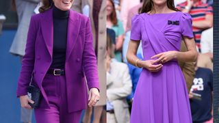 Roxo nunca foi minha cor preferida, mas Kate Middleton me convenceu a usá-la depois destas 16 fotos de tirar o fôlego!