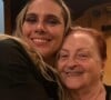 Carolina Dieckmann anunciou, na manhã deste sábado (24), a morte da avó, dona Marly, aos 94 anos