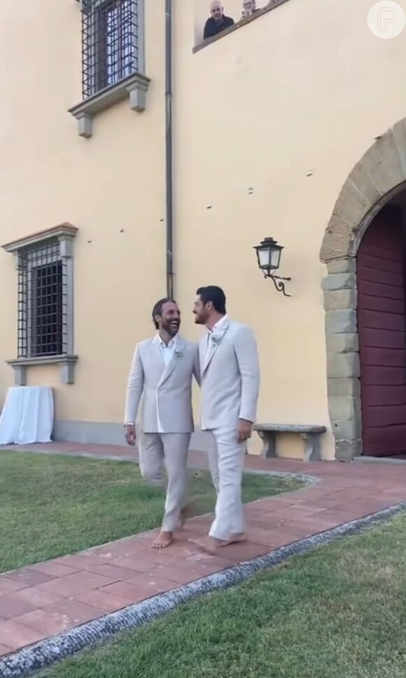 O casamento de Marco Pigossi e Marco Calvani aconteceu na Itália