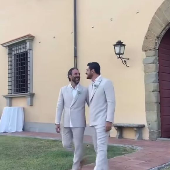 O casamento de Marco Pigossi e Marco Calvani aconteceu na Itália