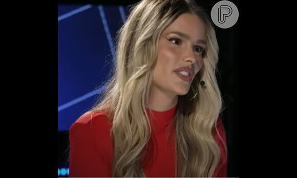 Yasmin Brunet respondeu à Blogueirinha que sabe da fortuna de Davi, e que fica feliz por ele.