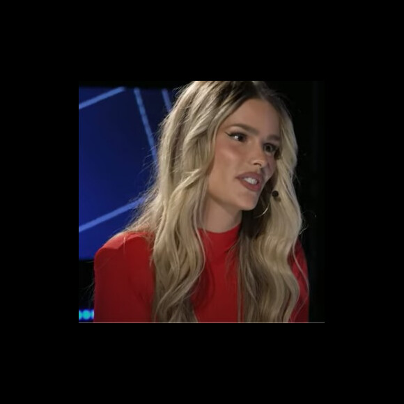 Yasmin Brunet respondeu à Blogueirinha que sabe da fortuna de Davi, e que fica feliz por ele.