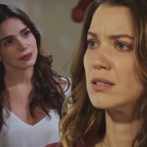 Maya (Sabrina Petraglia) decide contar para Vênus sobre o fim do noivado com Tom