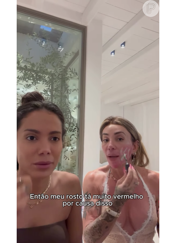 Revelação de Anitta foi feita em um vídeo gravado com Maya Massafera