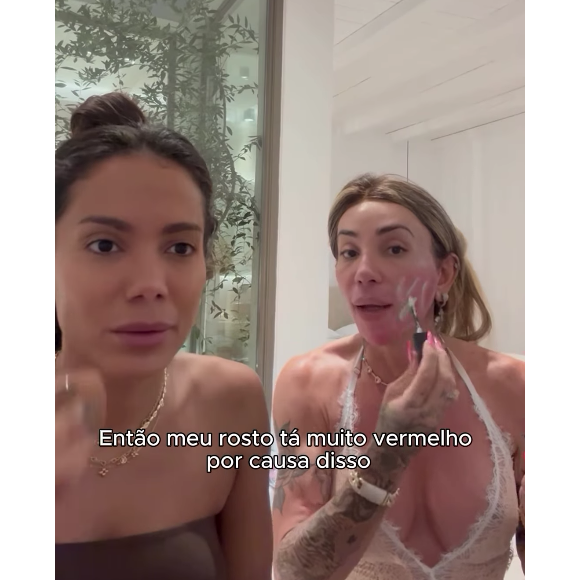 Revelação de Anitta foi feita em um vídeo gravado com Maya Massafera