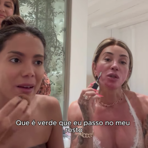 Maya Massafera disse ter feito frontoplastia para ajustar o formato dos seus olhos e Anitta disse querer fazer o mesmo