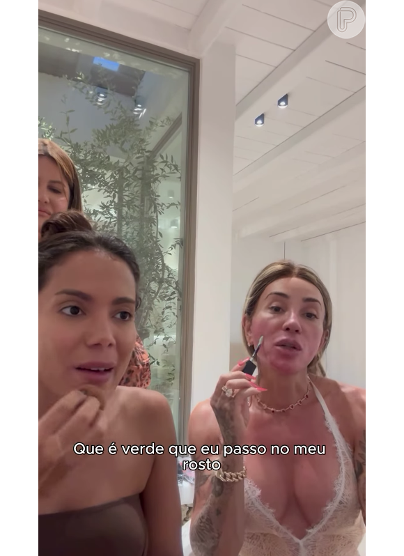 Maya Massafera disse ter feito frontoplastia para ajustar o formato dos seus olhos e Anitta disse querer fazer o mesmo