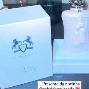 Mãe de Endrick mostrou presente de luxo que ganhou de Gabriely Miranda: 'Da norinha'