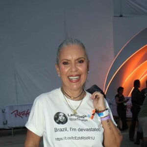 Rock in Rio 2024: Astrid Fontenelle brincou com um meme do show cancelado de Lady Gaga em 2017 em seu look