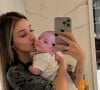 Bia Miranda já é mãe de Kaleb, seu filho com Buarque