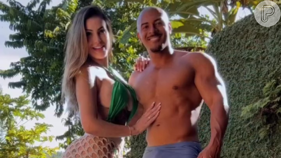 Andressa Urach também viveu a separação com o ator pornô Lucas Ferraz