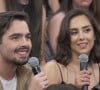 João Guilherme Silva, ao lado da irmã Lara Silva, revela estado de saúde de Faustão no Altas Horas, de 05/10