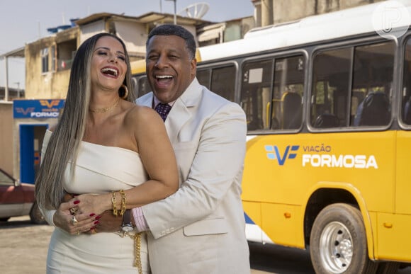 Viviane Araújo e Ailton Graça juntos em Volta por Cima