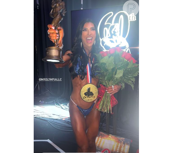 Lauralie Chapados levou a melhor na categoria Biquíni, que classifica a harmonia corporal das mulheres competidoras