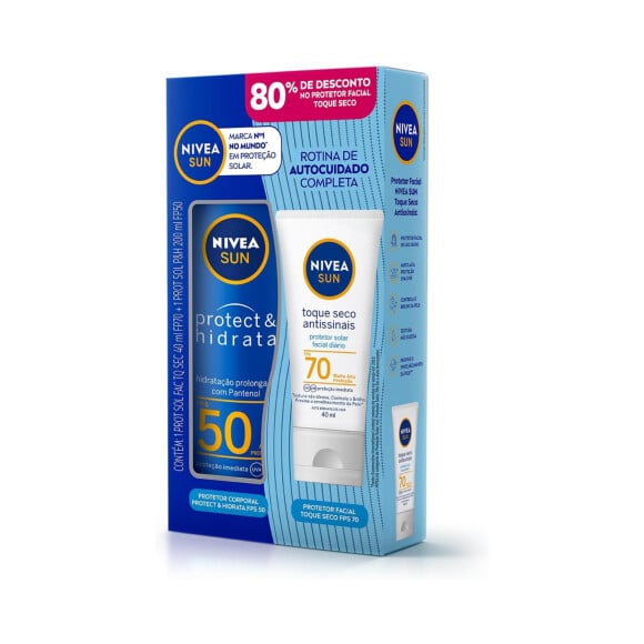 Protetor solar facial e corporal Nivea