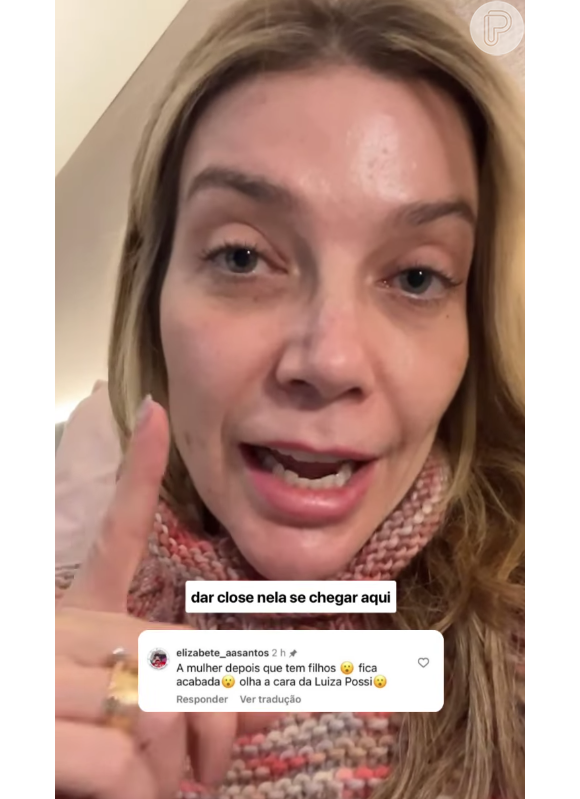 Luiza Possi também revelou sofrer com questões de acne durante boa parte de sua carreira, que ajudou a construir seu amor próprio