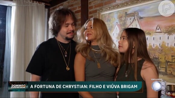 Herança de Chrystian: viúva e mãe de dois filhos do sertanejo, Key Vieira garantiu não ter informações a respeito do patrimônio deixado pelo músico