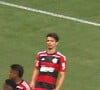 Bruno Henrique, do Flamengo, ainda foi expulso em jogo do Flamengo contra o Santos em novembro de 2023: empresa viu que novos apostadores fizeram cadastro e apontam em punição ao jogador 24h antes da partida