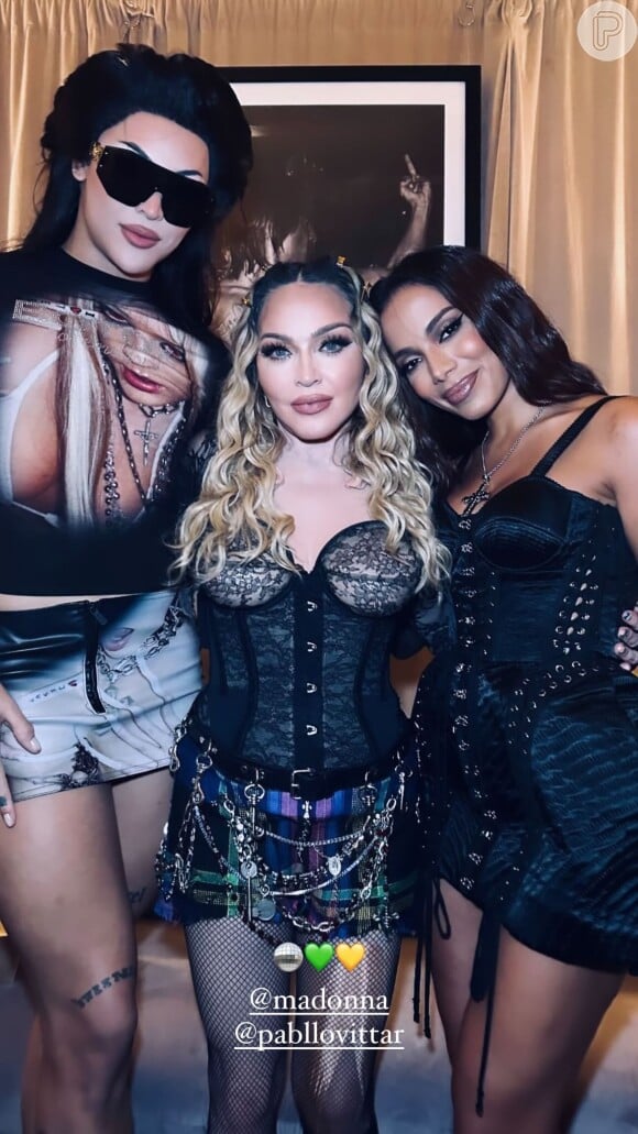 Anitta se apresentou com Madonna no show de Copacabana; Pabllo Vittar também