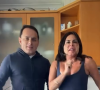 Gretchen publicou um vídeo onde dança ao lado do marido, Esdras