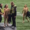 Com príncipe Harry na plateia, mulher nua corre em campo durante a Grey Cup e deixa jogadores sem reação. Veja!