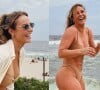 Uma deusa! Paolla Oliveira, a Heleninha Roitman de 'Vale Tudo', exibe corpaço definido em biquíni nude cavado