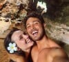 Larissa Manoela e André Luiz surgiram em uma caverna em um post recente no Instagram