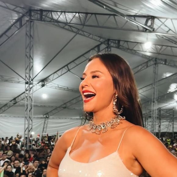 Paolla Oliveira representa a rainha de bateria da Grande Rio e já está nos preparativos para arrasar no Carnaval 2025