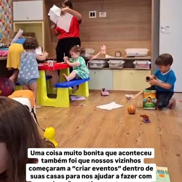 Eliezer fez questão de agradecer aos vizinhos, que também deram ajuda fundamental neste momento.