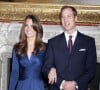 Kate Middleton e William ficaram noivos em novembro de 2010.