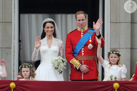 Kate Middleton e Príncipe William casaram em 29 de abril de 2011.