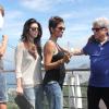 Halle Berry aproveita o último dia no Brasil para visitar o Pão de Açucar, em 12 de abril de 2013