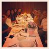 Luciana Sobreira comemorou o aniversário com amigos em um jantar