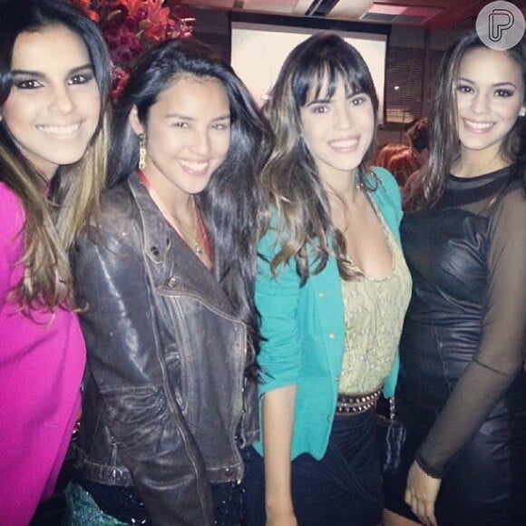 Mariana Rios, Yanna Lavigne, Brendha Haddad e Brina Marquezine curtem festa de 'Salve Jorge'
