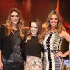 Rafa Brites, Sandy e Fernanda Lima na apresentação da segunda temporada do 'SuperStar'