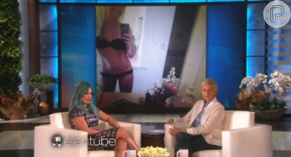 Hilary Duff falou sobre corpo em entrevista à Ellen DeGeneres: 'Tenho uma relação de amor e ódio com o corpo'