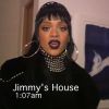Já dentro da casa de Jimmy Kimmel, Rihanna explicou como seria a pegadinha