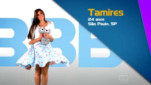 'BBB15': convidada para a final, Tamires reaparece na vinheta de abertura