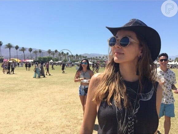 Tainá Müller prestigia festival de música Coachella nos Estados Unidos, em 18 de abril de 2015