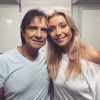 A cantora Luiza Possi fez questão de prestigiar Roberto Carlos e registrar o momento com uma foto: 'Precisa falar mais?'