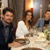 Felipe Solari, Mariana Rios e Di Ferrero posam em jantar durante o Festival de Cannes